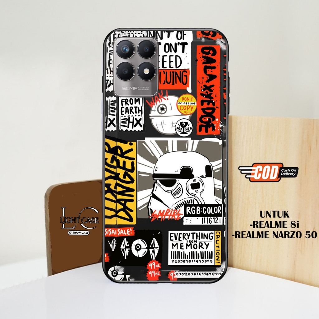 CASE GLOSSY REALME 8i || REALME NARZO 50  dan ALL TYPE SMARTPHONE & ANDROID Bisa request tipe Cassin