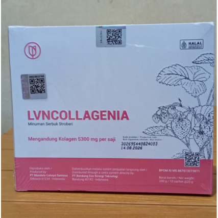 LVNCOLLAGENIA Minuman Serbuk Stroberi Original 100% PT Best