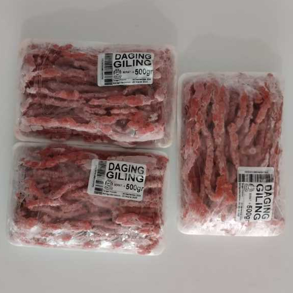 

Daging Sapi Giling Netto 500gram Beef Ground Halal