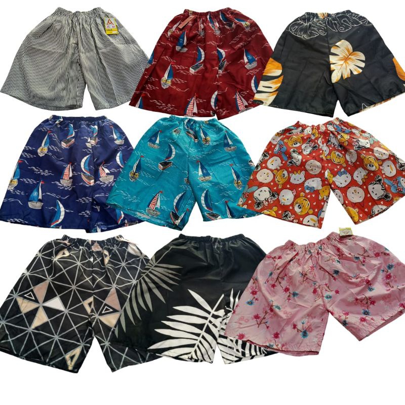 Celana Kolor • Celana Pendek Wanita • Celana Pendek Pria Remaja