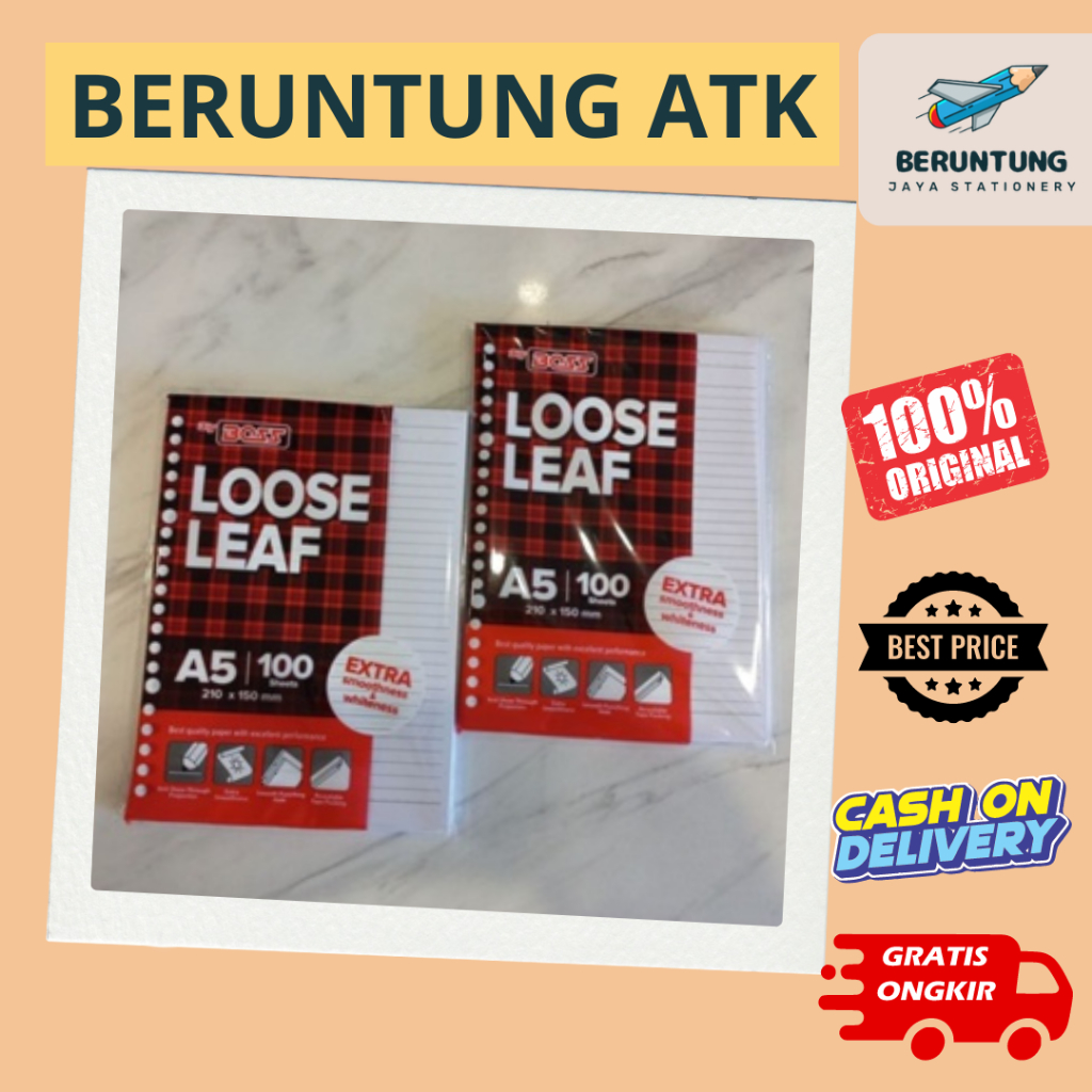 

Kertas Bunder/ Loose Leaf A5 Big Boss