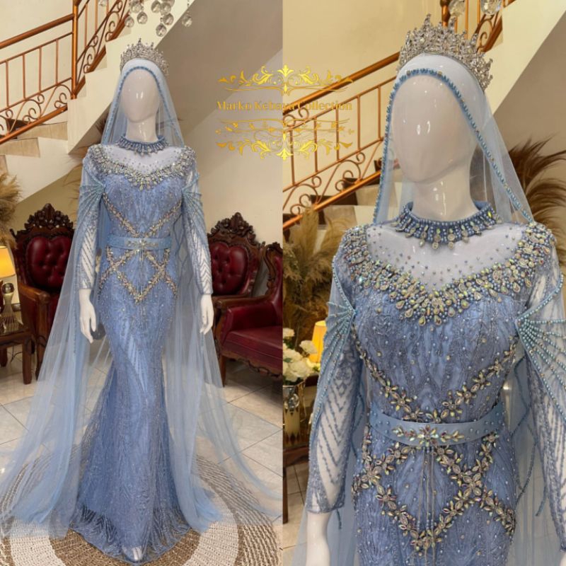 gaun pengantin Slim dress premium | Gaun pengantin full payet | slim dress | gaun pengantin | gaun