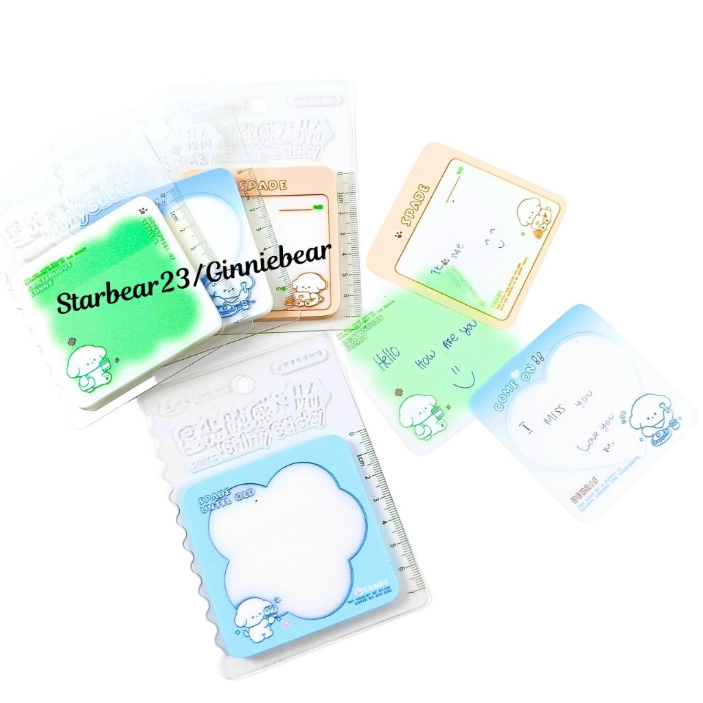 

sticky note unik clear sheet motif my bear isi 50 (FOS 665)