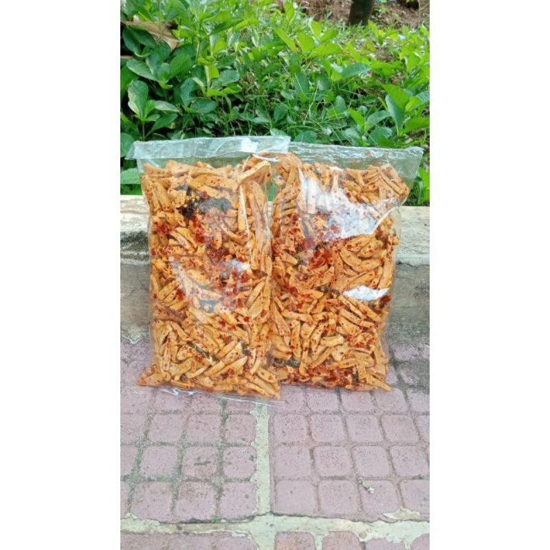 

basreng varian original daun jeruk dan pedas daun jeruk