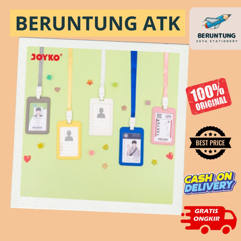 

Tempat Id card set Warna (dengan tali)