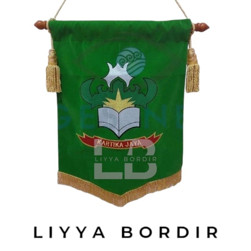 Bendera Vandel Yayasan Kartika Jaya full Bordir
