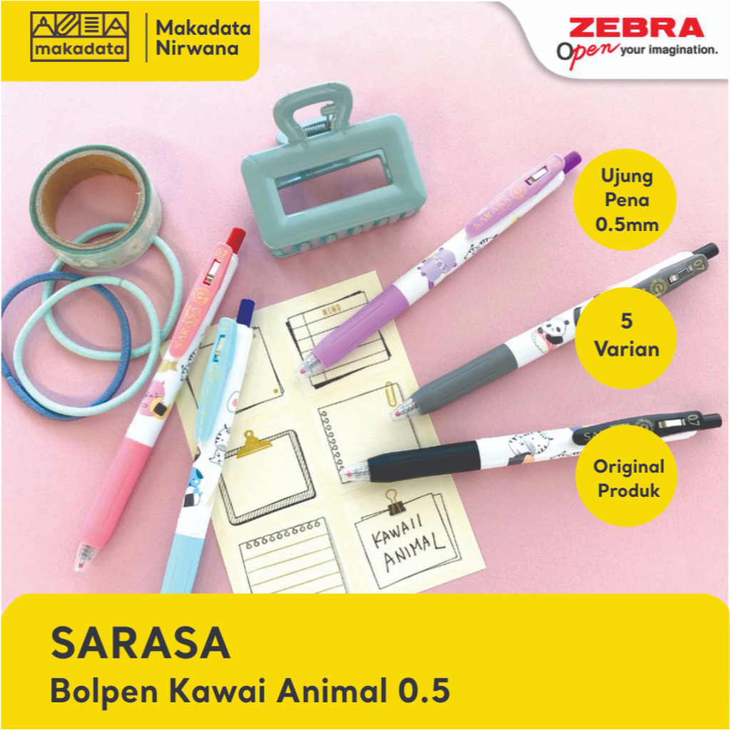 

SARASA BOLPEN/BULPOINT KAWAI ANIMAL 0.5 (1 PCS)