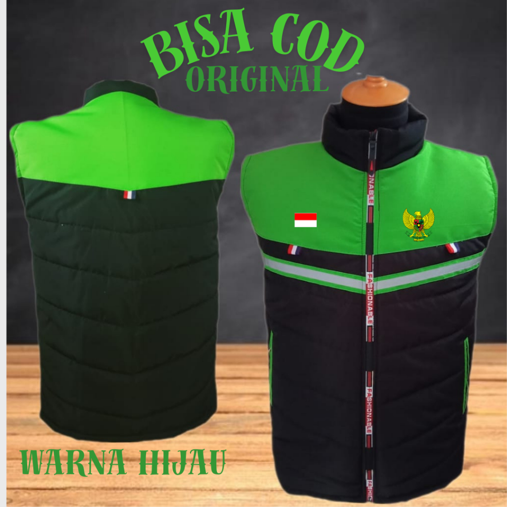 Rompi Pria Terbaru/Rompi Motor Pria murah/Rompi Pria Bisa COD