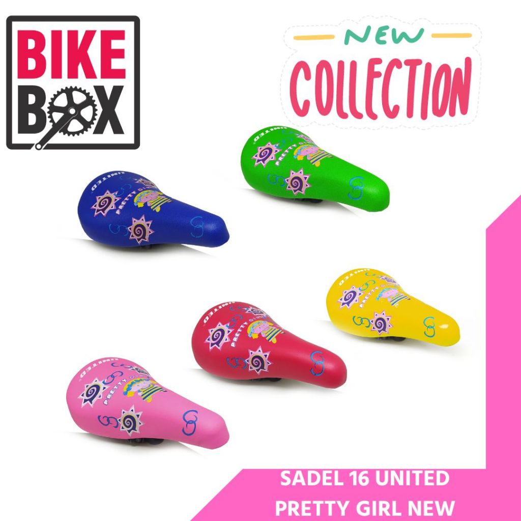 SADEL/JOK SEPEDA ANAK 16 UNITED PRETTY GIRL