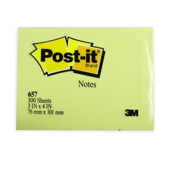 

Termurah Sticky Note Post It 3 M 657 [Per Pad]