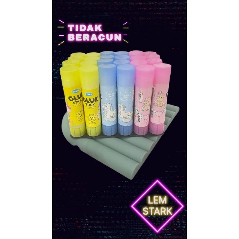 

LEM STIK STARK KECIL / GLUE STICK FANCY / LEM MURAH FANCY / LEM KERTAS NON TOXIC