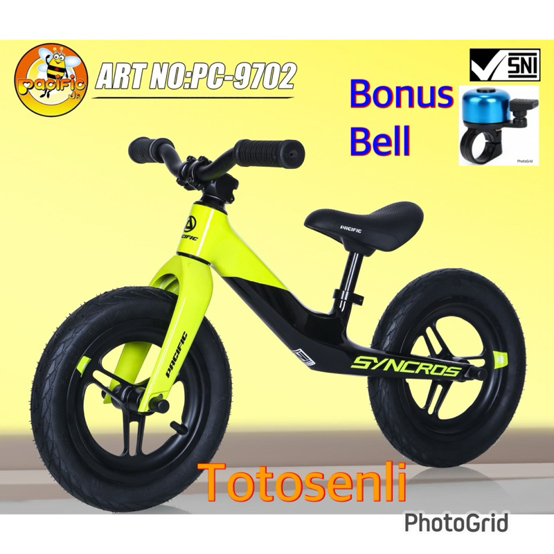 pasific junior push bike MG ban pompa frame magnesium PB-9702