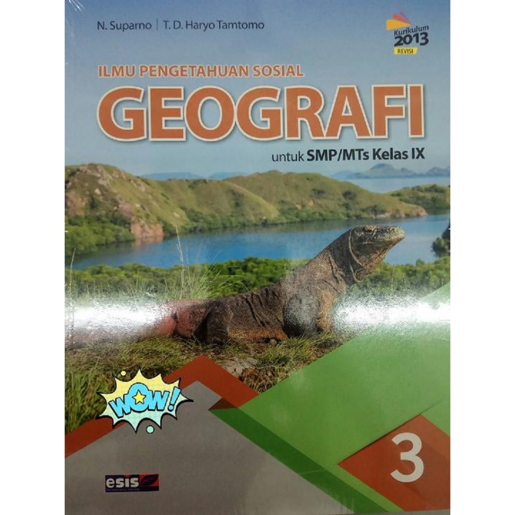 IPS Geografi SMP Kelas 9 (Kurikulum 2013 Revisi) (BUKU BARU & ORIGINAL)