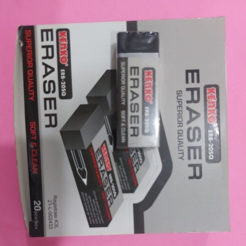 

Penghapus Pensil Kenko Warna Hitam