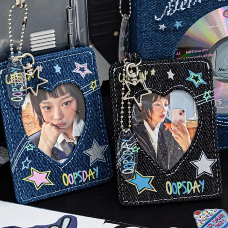 READY Cahol Denim | PC Card Holder Photocard KPop New Jeans