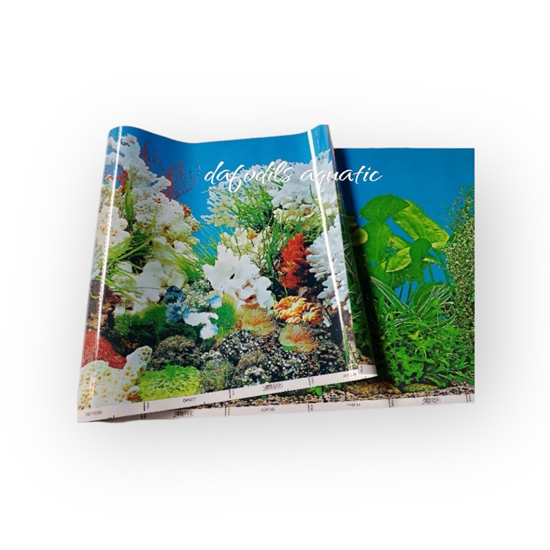 Gambar background aquarium gambar belakang aquarium per meter lebar 30 cm