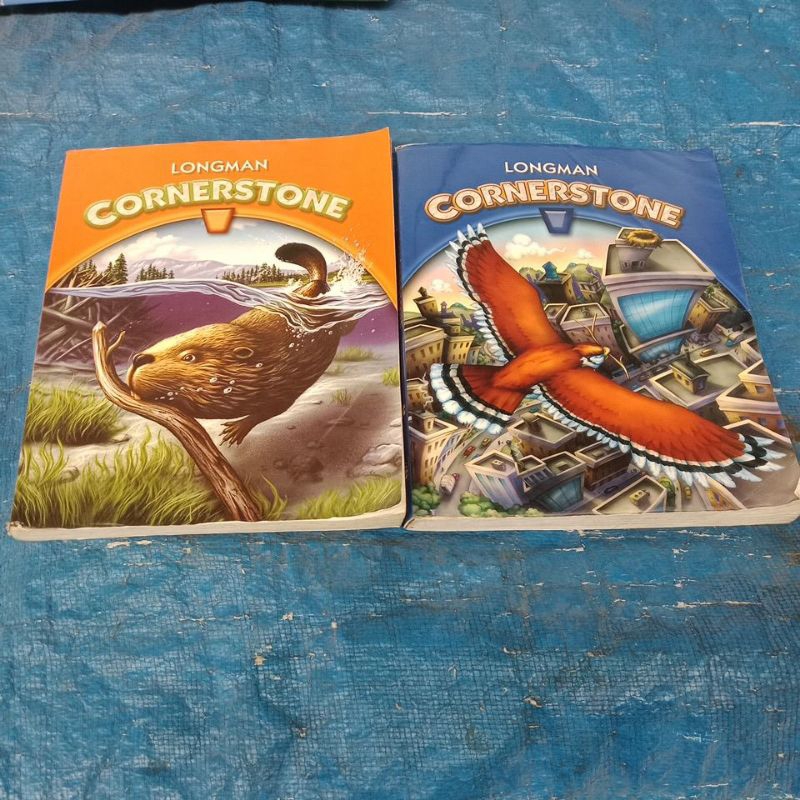 sepaket buku longman cornerstone pearson longman bekas mulus original