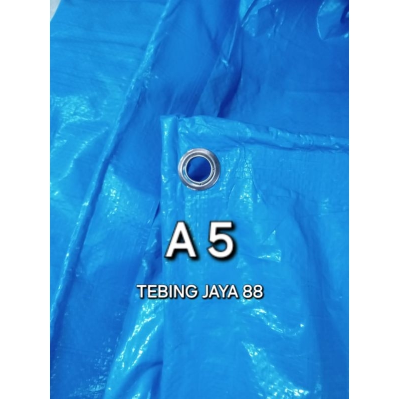 Terpal Plastik A5 Ukuran 5x10 Meter / Terpal Kolam / Terpal Alas Padi