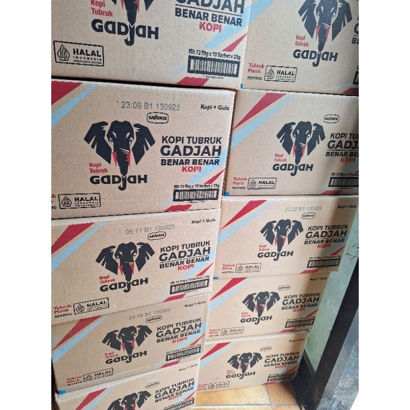 

Kopi tubruk gadjah manis + gula terpisah ( 10pcs )