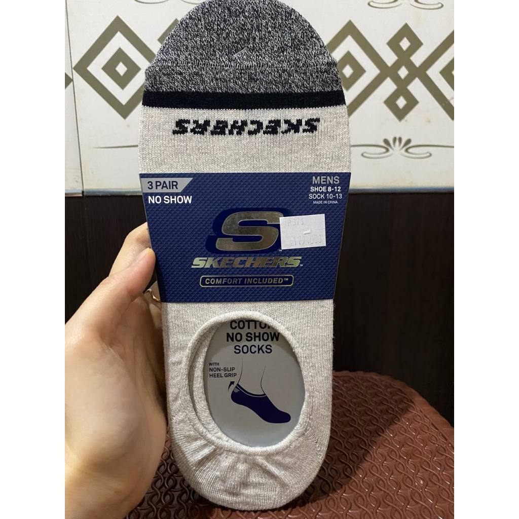 Kaos Kaki Skechers Invisible Pendek di Bawah Mata Kaki Pria [ORIGINAL]