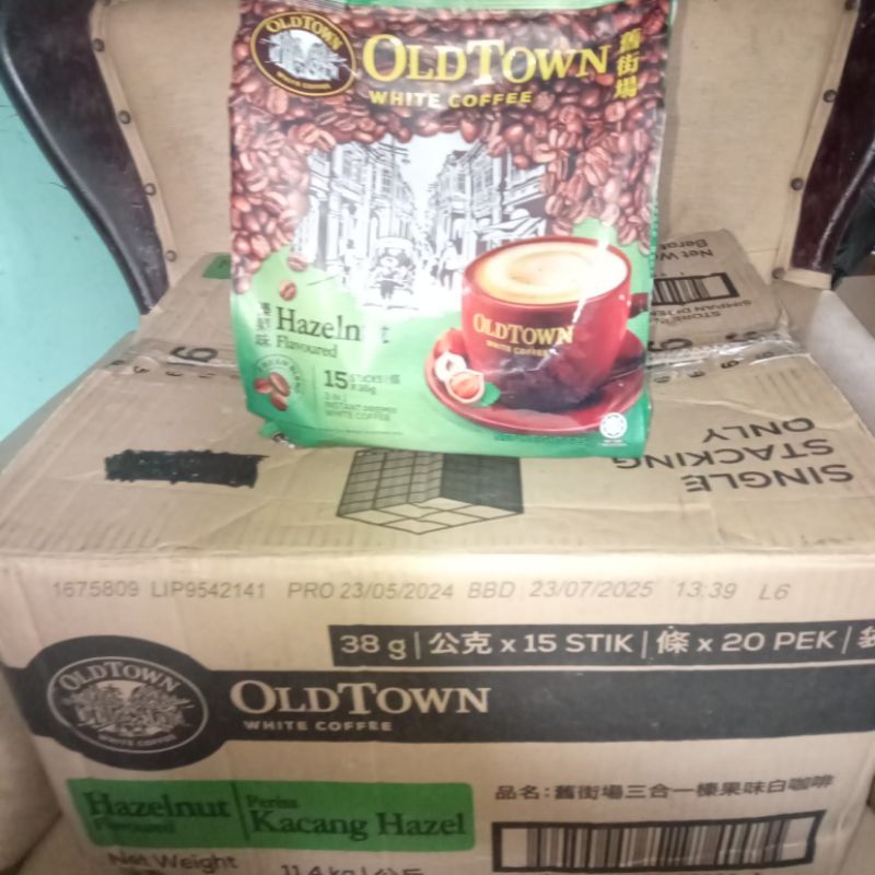 

OLDTOWN White Coffee Hazelnut ori malaysia / dus