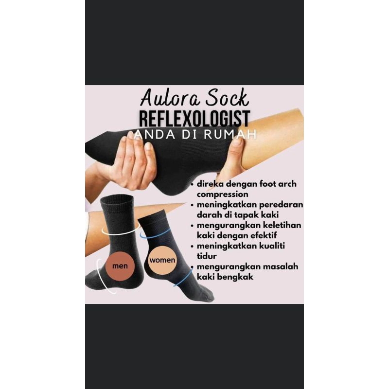 Aulora sock men kaos kaki kodenshi kesehatan pria