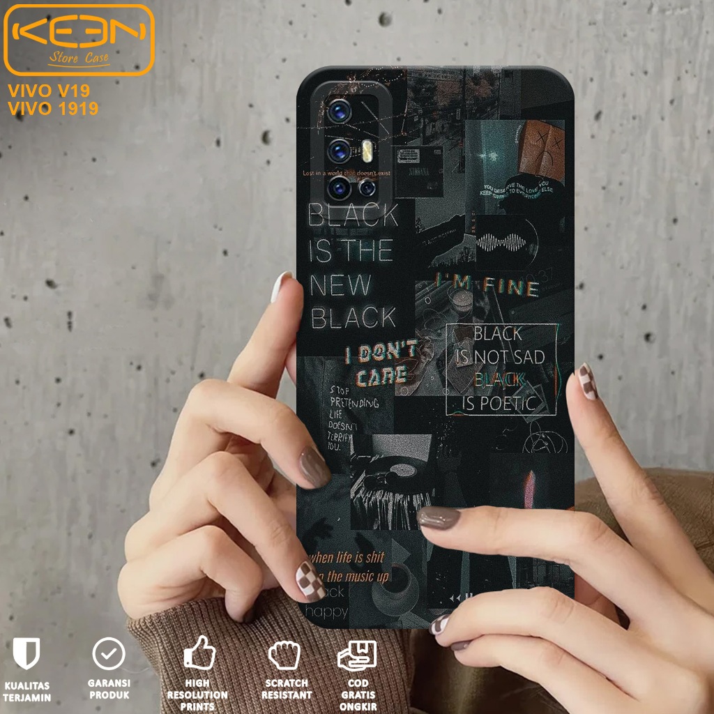 Case Hp Vivo 1919 - Casing Hp Vivo 1919 Motif Aesthetic - Case Procamera - Softcase Hp Vivo 1919 - S