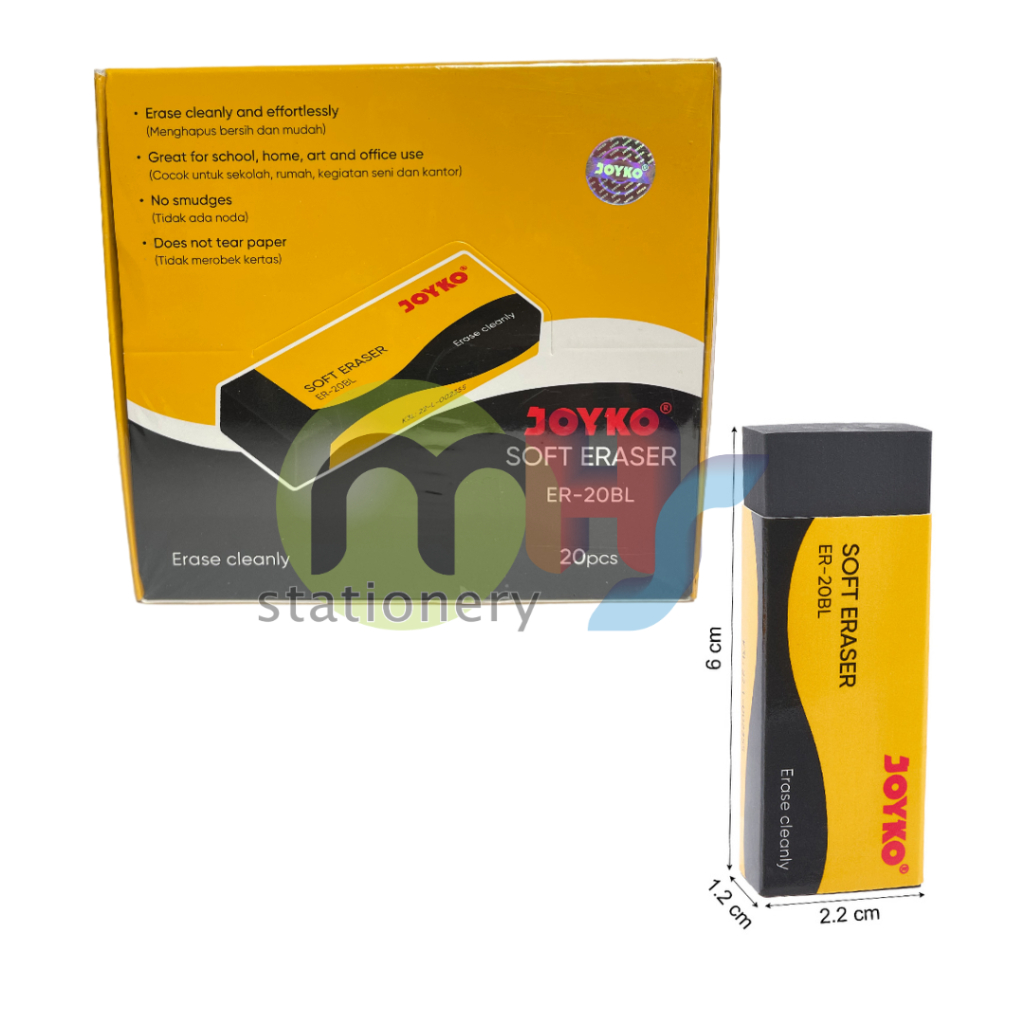 

Eraser Penghapus Joyko ER-20BL 1 BOX 20 PCS