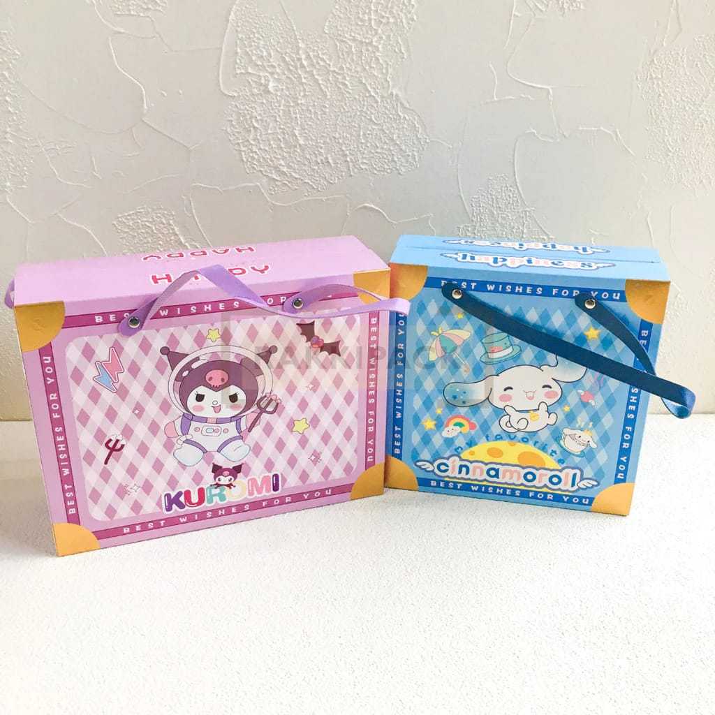 Paper Bag Kuromi Sanrio Goodie Bag Ulang Tahun Anak Tas Ulang Tahun Anak Snack Ulang Tahun Anak Cinn