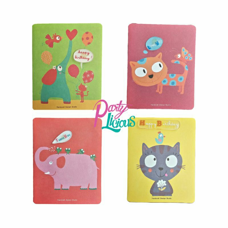 Kartu ucapan ulang tahun / kartu ucapan happy birthday