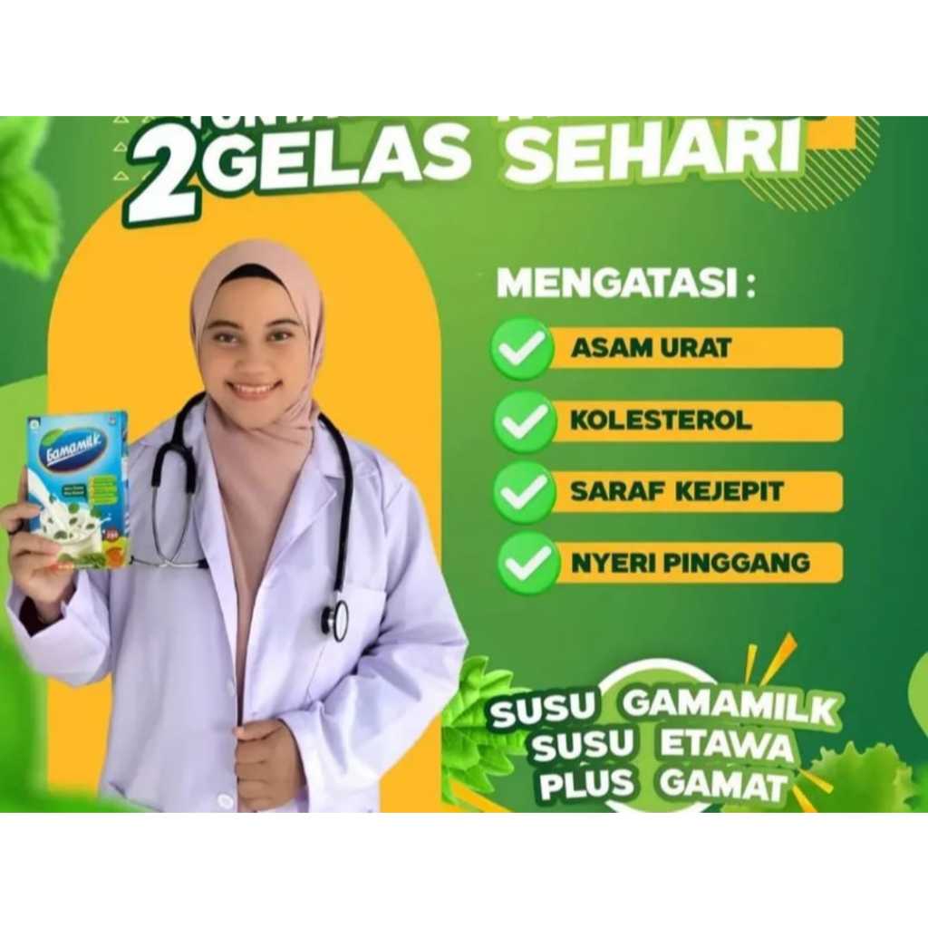 

PROMO !!! GAMAMILK - SUSU ETAWA SOLUSI MENGATASI ASAM URAT