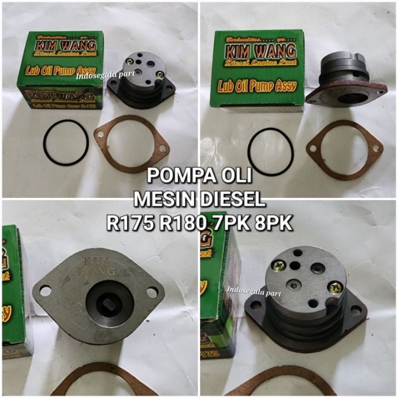 Pompa Oli Mesin Dongfeng R175 R180 Oil Pump Mesin Diesel 6pk 7pk 8pk