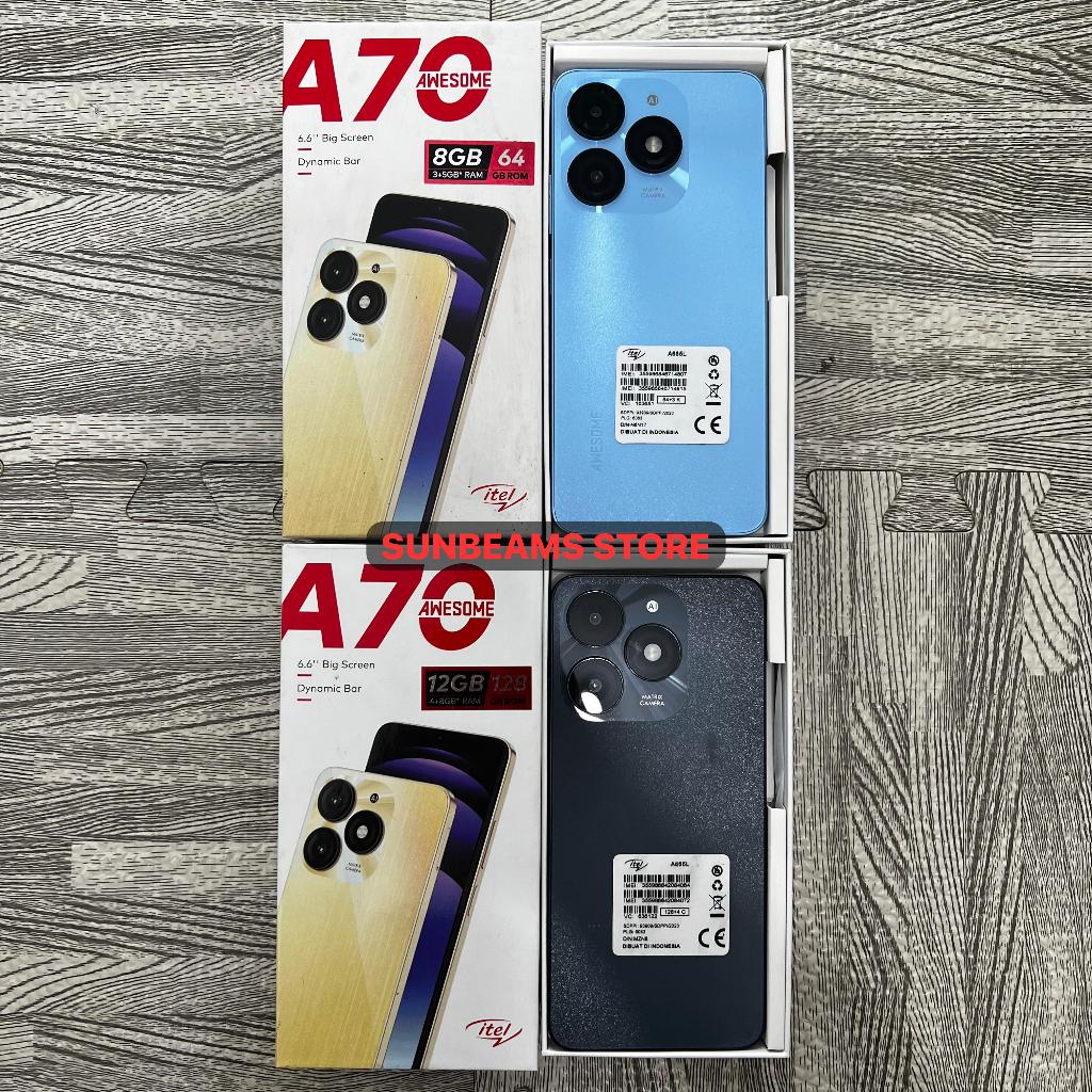 ITEL A70 4/256 4/128 3/64 Second Fullset Bekas Resmi