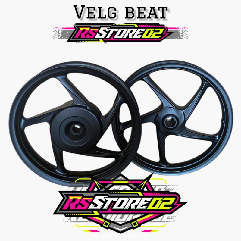 Velg Depan Blakang Beat Karbu - Beat Fi - Vario 110 Fi Original AHM