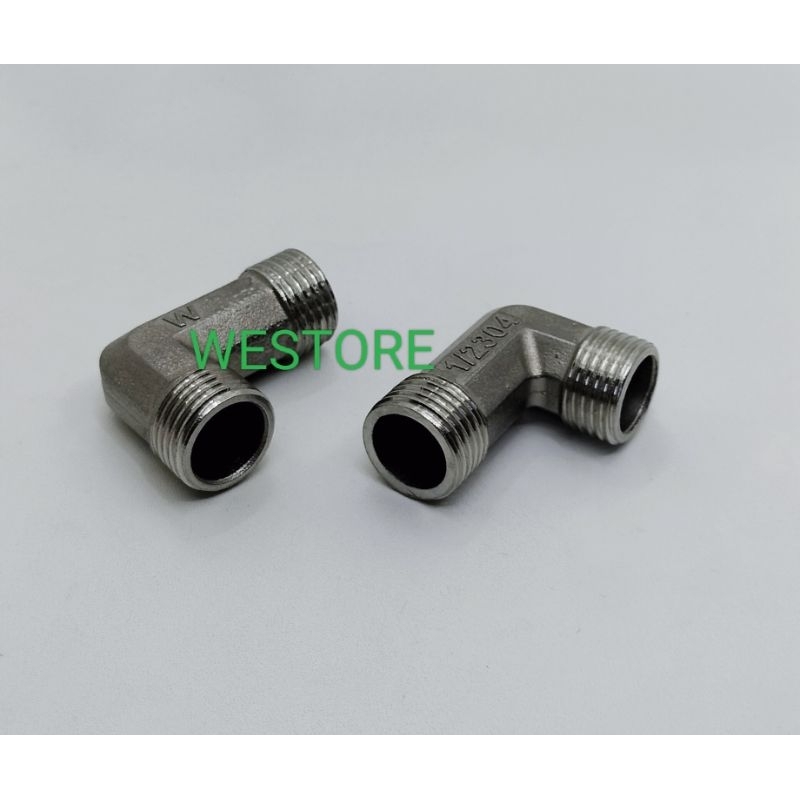 ELBOW Stainless DRAT LUAR 1/2