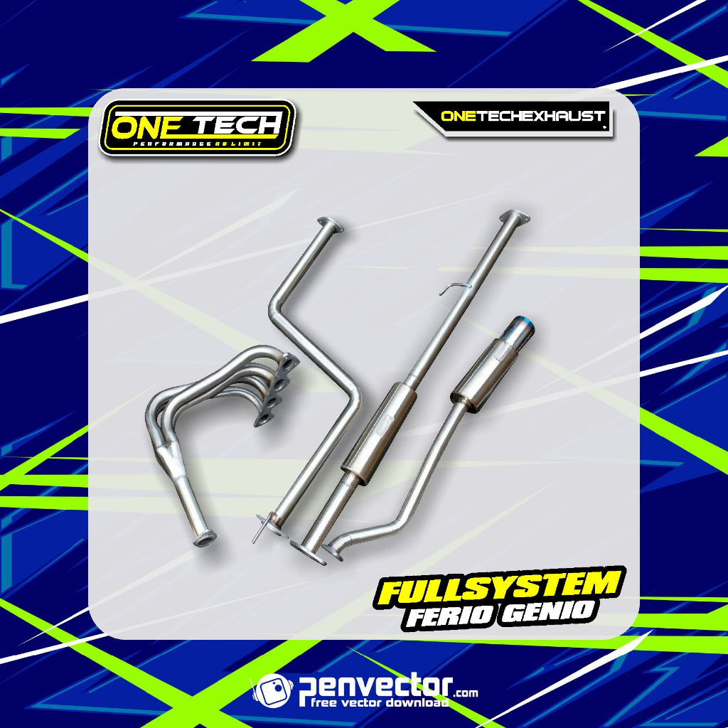 KNALPOT FULLSYSTEM FERIO GENIO - HIGH QUALITY