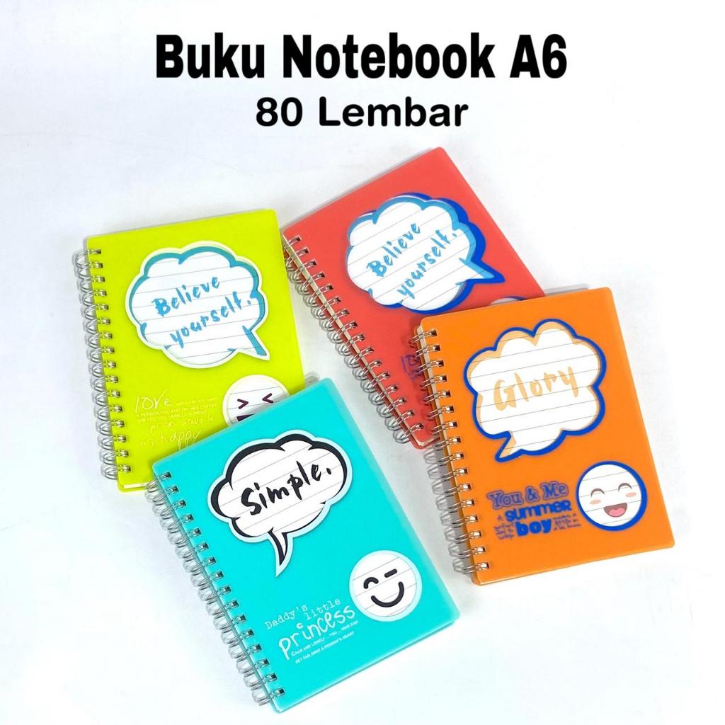 

BOS Notebook Spiral A5-80 Lembar/Buku Spiral/Buku Catatan Diary