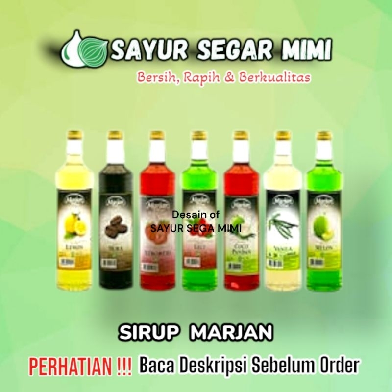 

SIRUP INDOFOOD FREISS 460ML / SIRUP MARJAN 460ML all varian Indofood - Sayur Segar Mimi