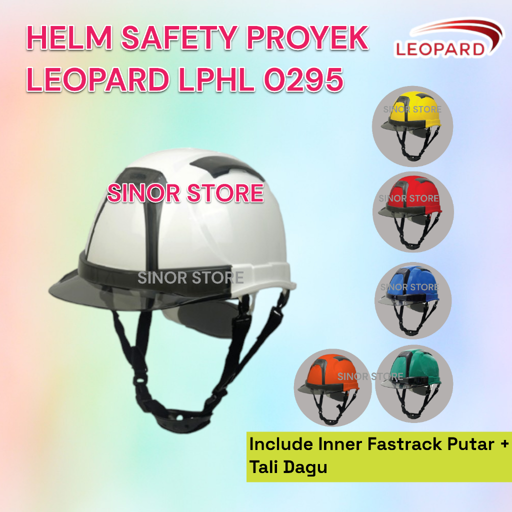 Helm Safety Proyek ABS LEOPARD Fastrack Model TOPI 0295