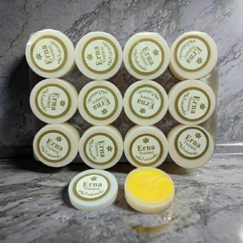 Cream Erna Thailand Siang & Malam Whitening Original 6 Pcs