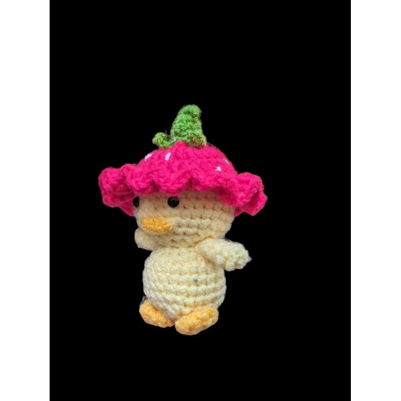 gantungan kunci bebek/gantungan kunci rajut/gantungan kunci/amigurumi bebek/gantungan kunci bebek be