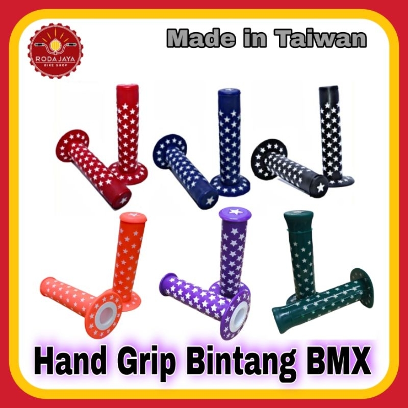 HandGrip Sepeda BMX Motif Bintang Taiwan