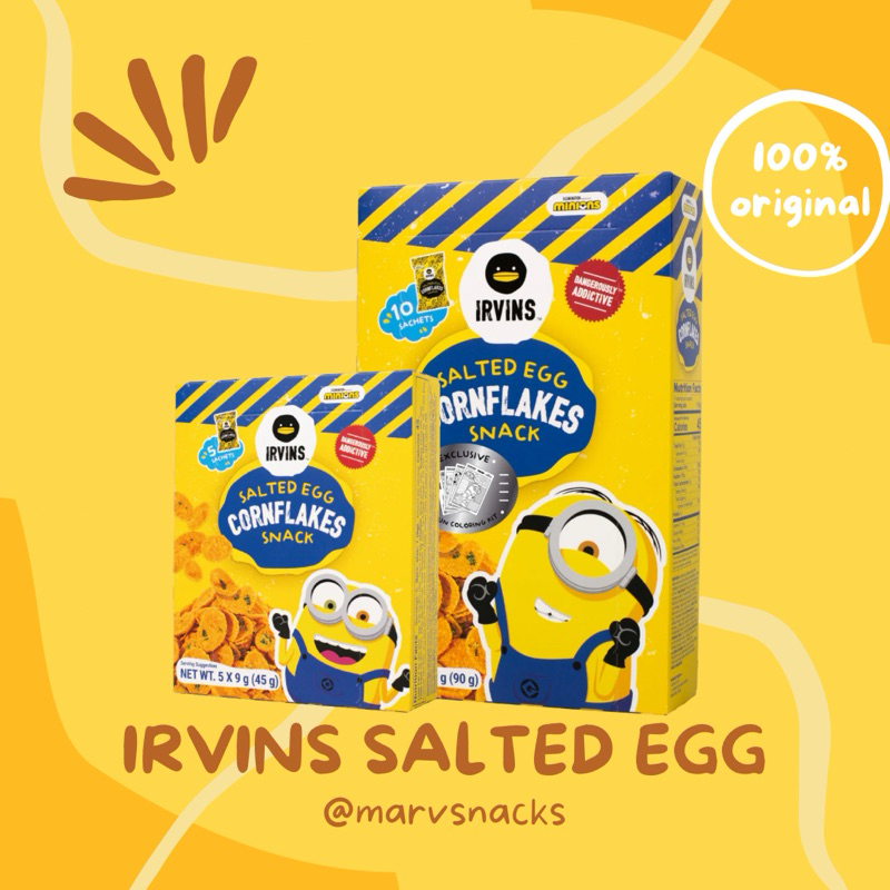 

IRVINS x MINIONS Salted Egg Cornflakes