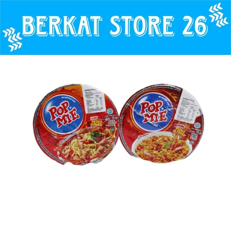 

POP MIE GLEDEK/DOWER/KUAH PEDAS/GORENG PEDAS/SNACK MURAH