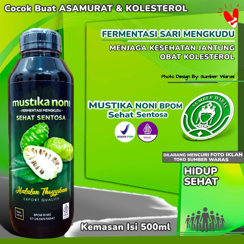 

Fermentasi Mengkudu MUSTIKA NONI BPOM Sehat Sentosa Isi 500ML
