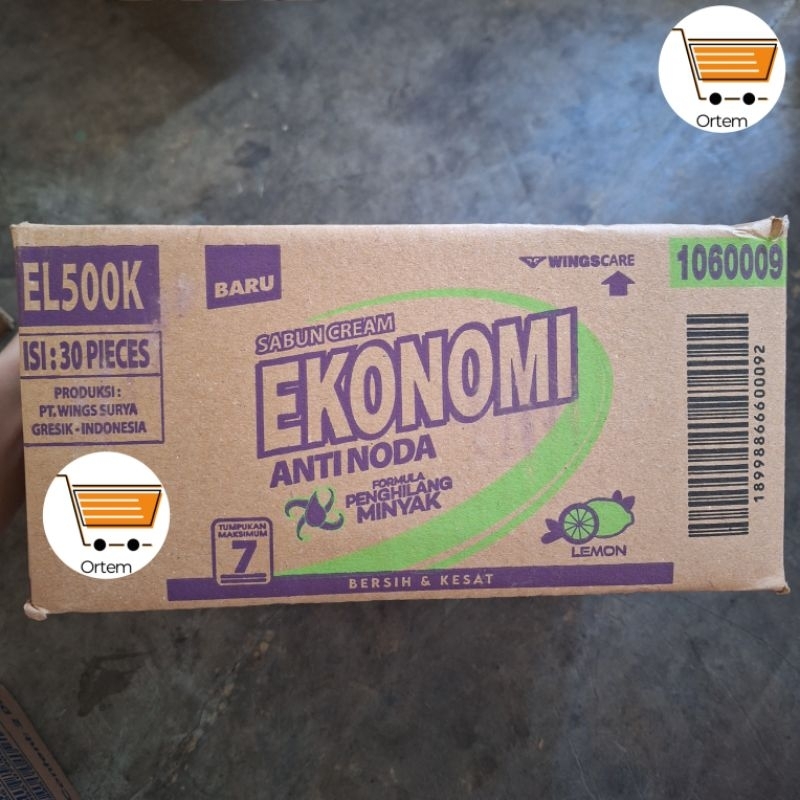EKONOMI SABUN COLEK CREAM 1 DUS / KARTON | EL500K | EL900K | ECERAN 2000 | 30 PCS