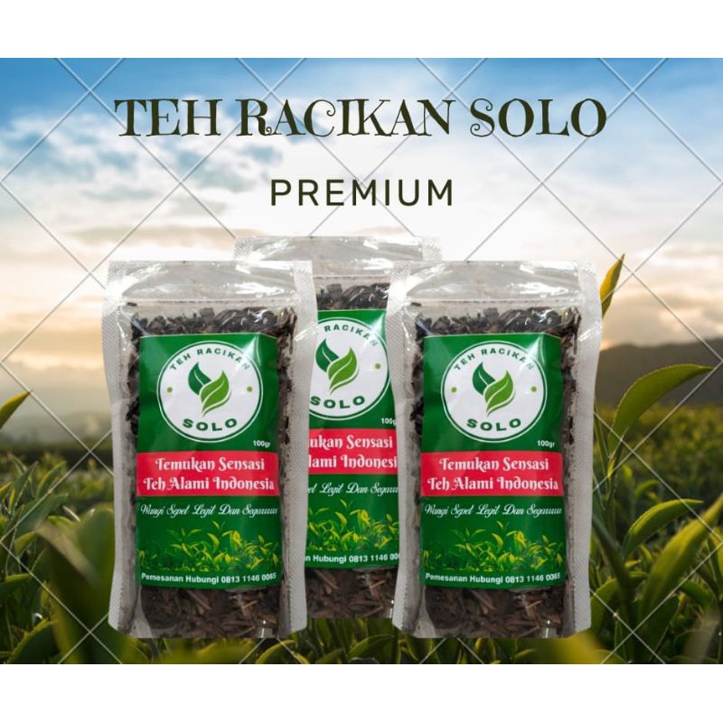 

Teh racikan solo premium 100g teh tubruk wangi melati teh angkringan wedangan