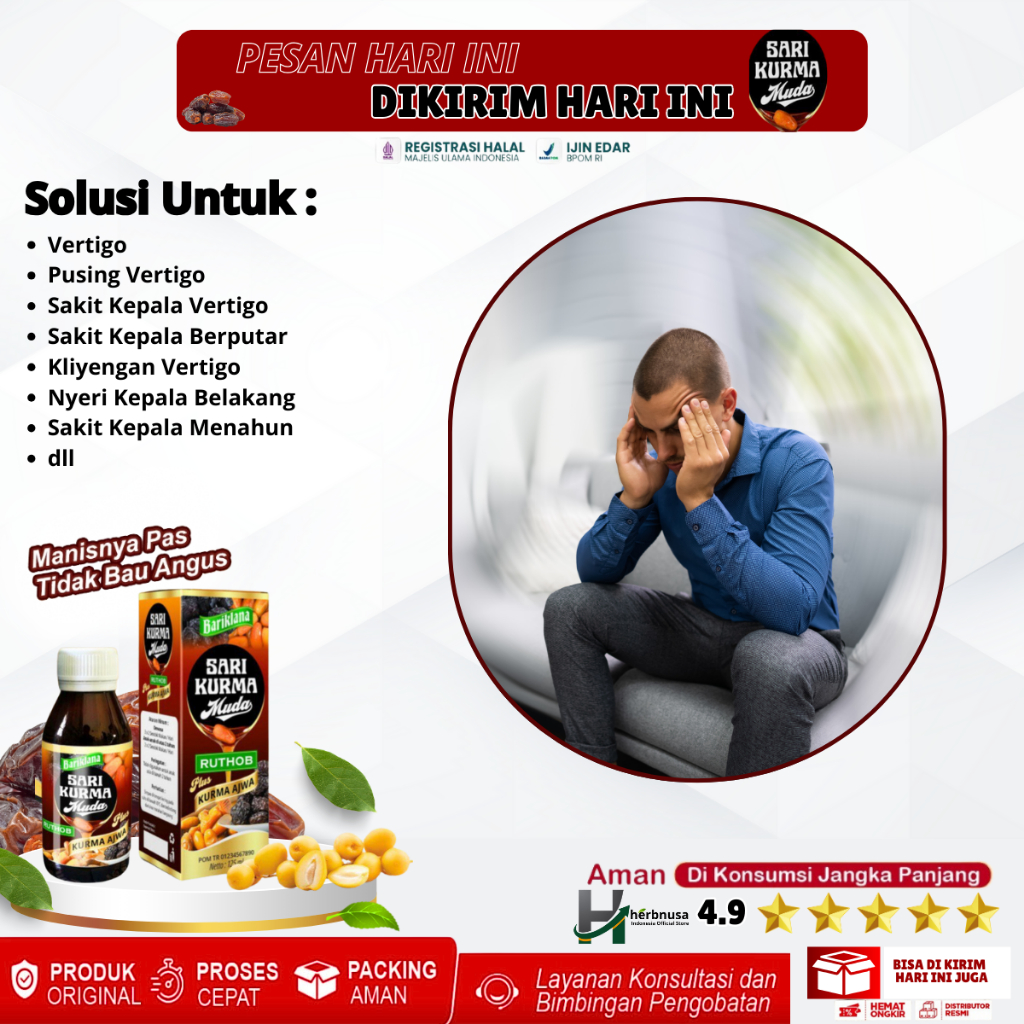 Obat Vertigo, Obat Pusing Vertigo, Obat Sakit Kepala Vertigo, Obat Sakit Kepala Berputar, Obat Kliye
