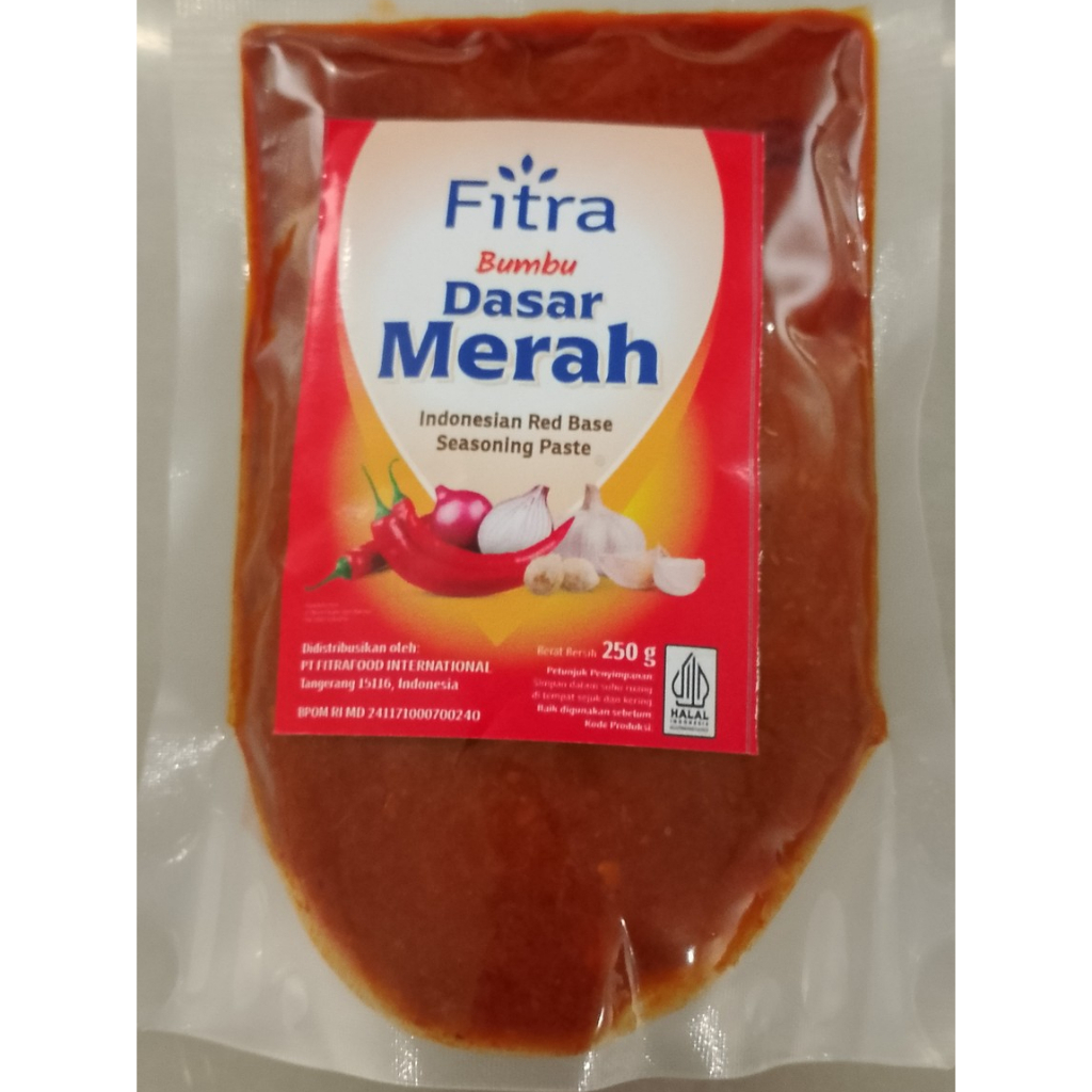 

Bumbu Dasar Merah Fitra ukuran 250gr (pouch)