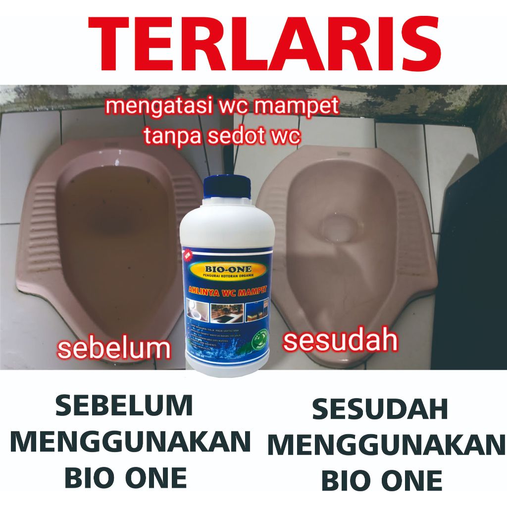 PELANCAR WC MAMPET BIO ONE SOLUSINYA